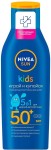 Лосьон солнцезащитный для детей, Nivea (Нивея) 200 мл арт. 85486 Сан Кидс Играй и купайся 5в1 SPF50+