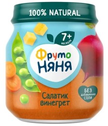Пюре Фрутоняня салатик винегрет с 7 мес 110 г