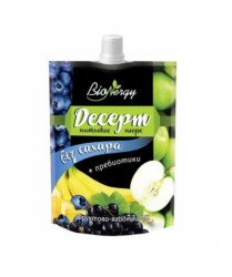 Десерт Бионерджи фруктово-ягодный микс голубика яблоко черная смородина банан 140 г дой-пак