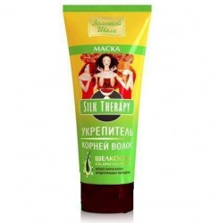 Маска для волос Золотой шелк Силк терапи укрепитель корней волос 200 мл